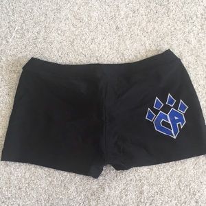 Cheer athletics cheetahs spandex shorts